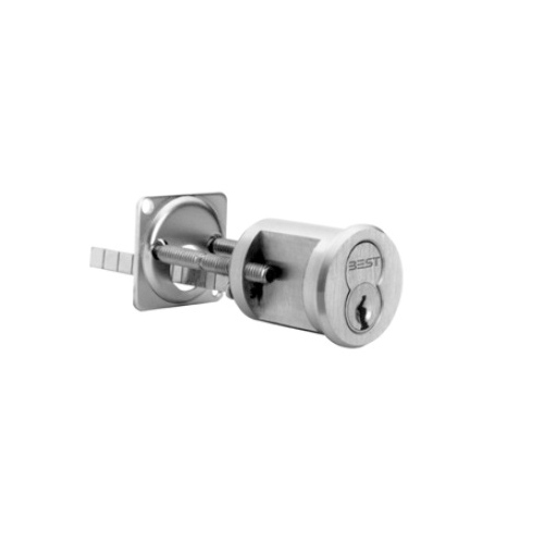 SFIC RIM CYLINDER L/CORE US19 w/STD RING PACK,1-1/4